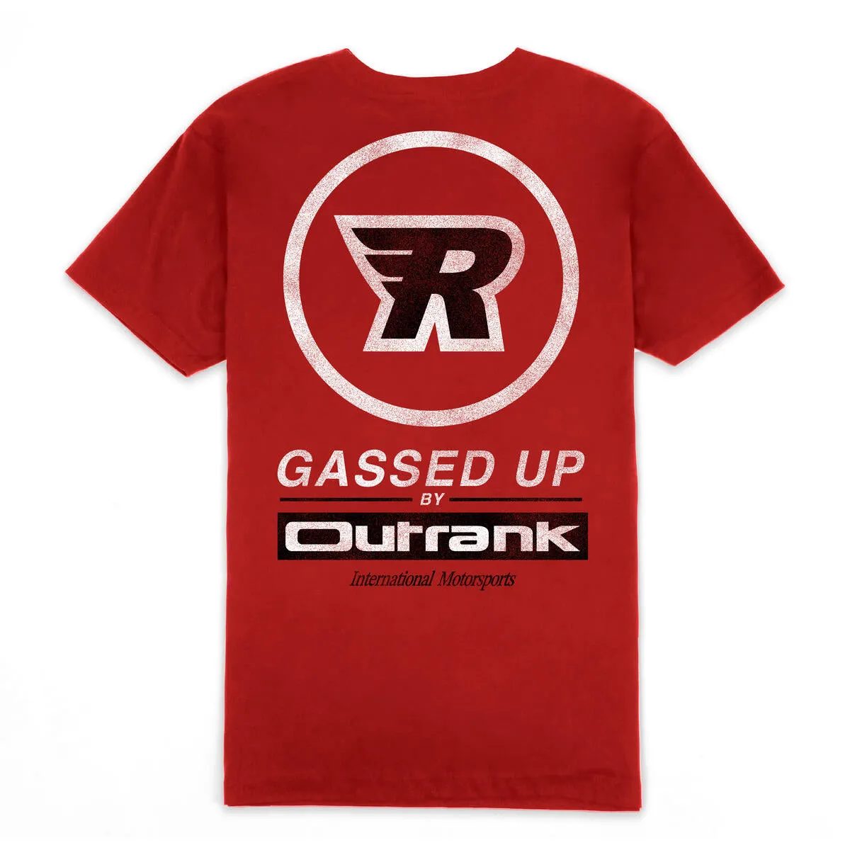 Outrank  International Motorsports Red Tee