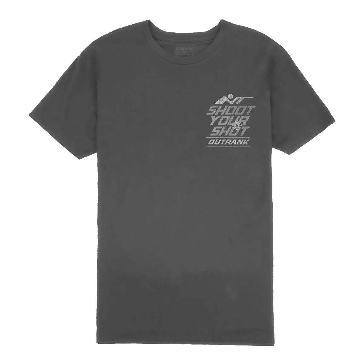 Outrank Shoot Your Shot Dark Grey Tee