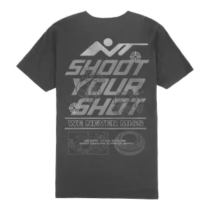Outrank Shoot Your Shot Dark Grey Tee