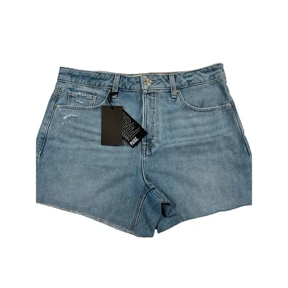 PAIGE Women's Noella Cutoff Distressed Shorts * Cvrd Buttonfly Sz 28 w1601