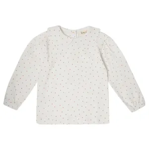 Peter Pan Collar - Pink Dot