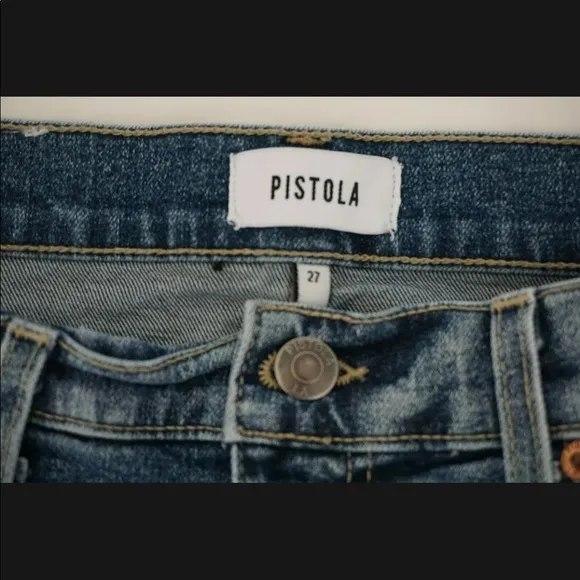 Pistola Revolve Womens Shorts Jeans Denim Winston High Rise 27