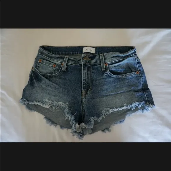 Pistola Revolve Womens Shorts Jeans Denim Winston High Rise 27