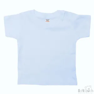 PLAIN BLUE TEE SHIRT (3-6 MONTHS) TS4653-B