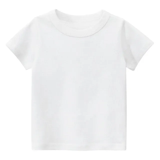 Plain Cotton T-Shirt for Ages 1 - 8 Years