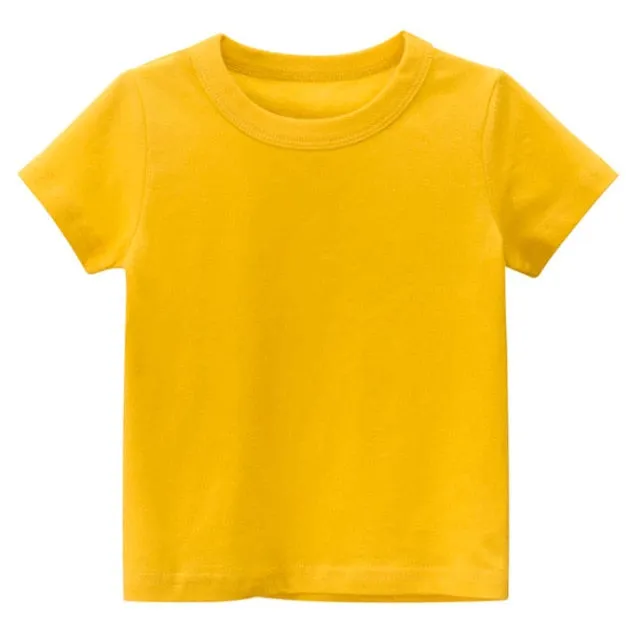 Plain Cotton T-Shirt for Ages 1 - 8 Years