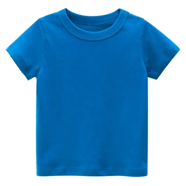 Plain Cotton T-Shirt for Ages 1 - 8 Years