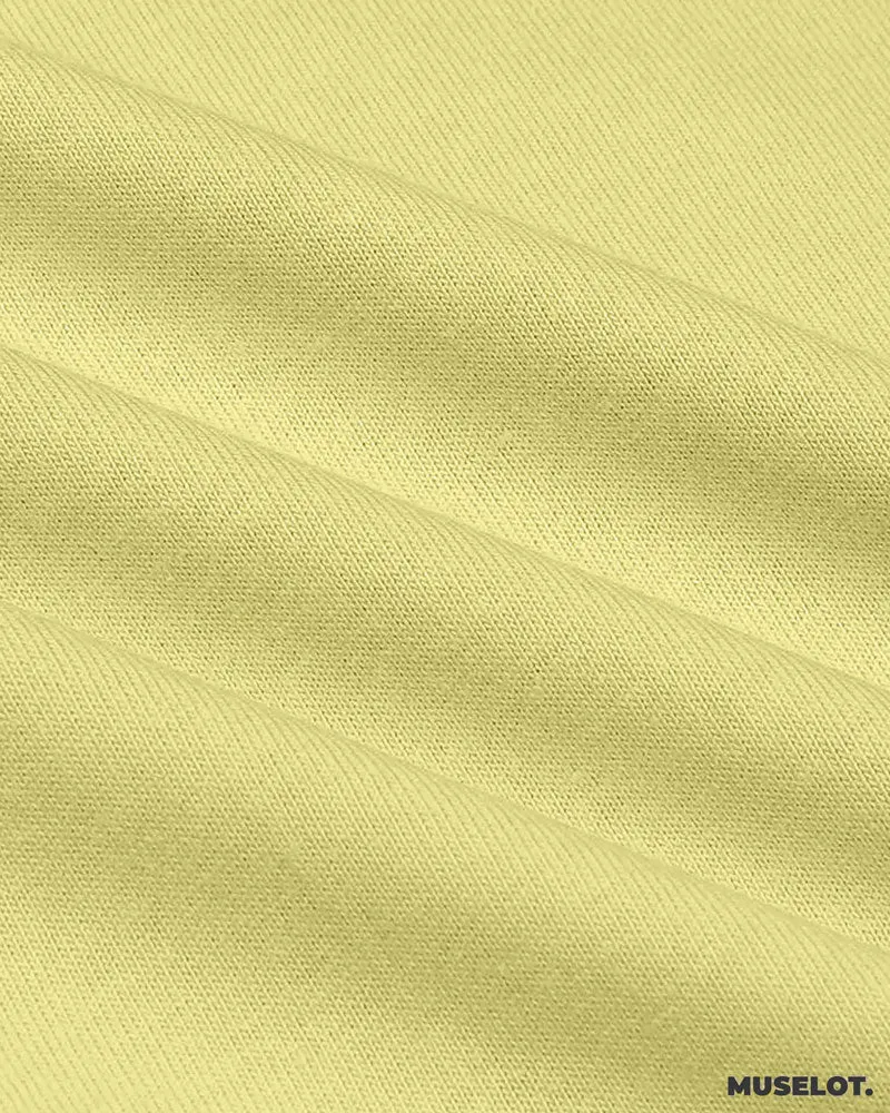 Plain women's yellow t shirt