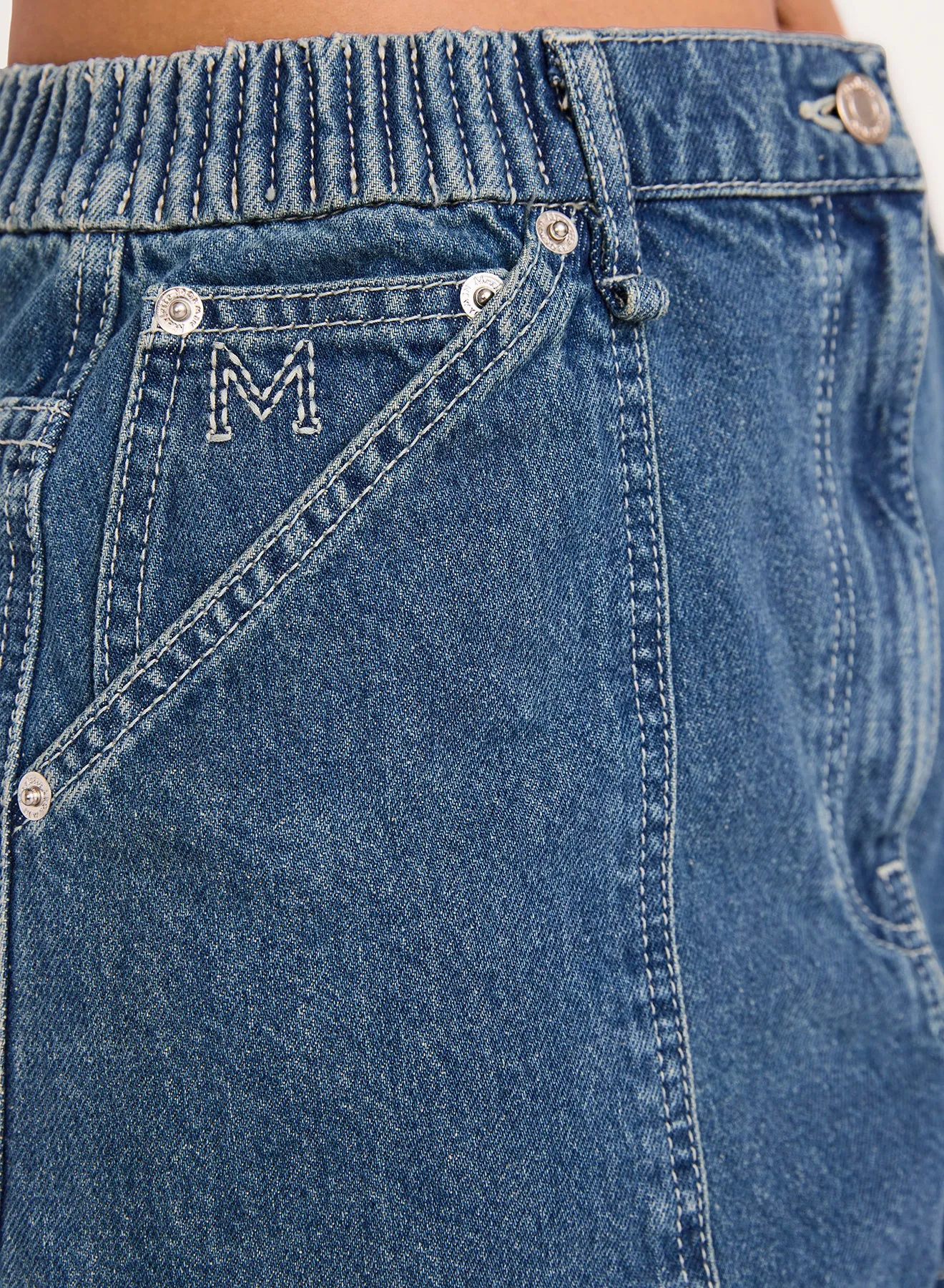 Pollock Blue Shorts in Denim
