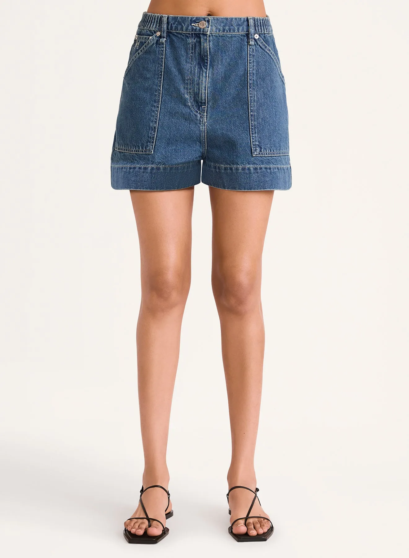 Pollock Blue Shorts in Denim