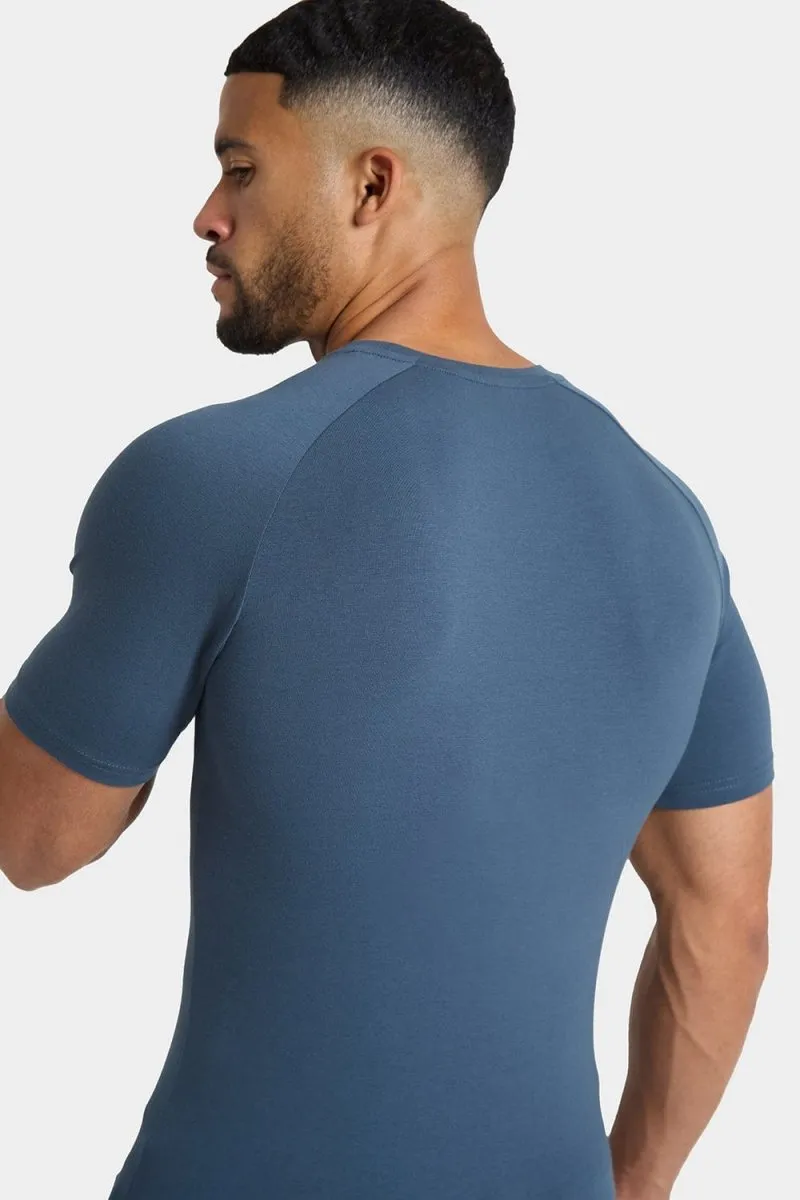 Premium Muscle Fit T-Shirt in Dark Teal