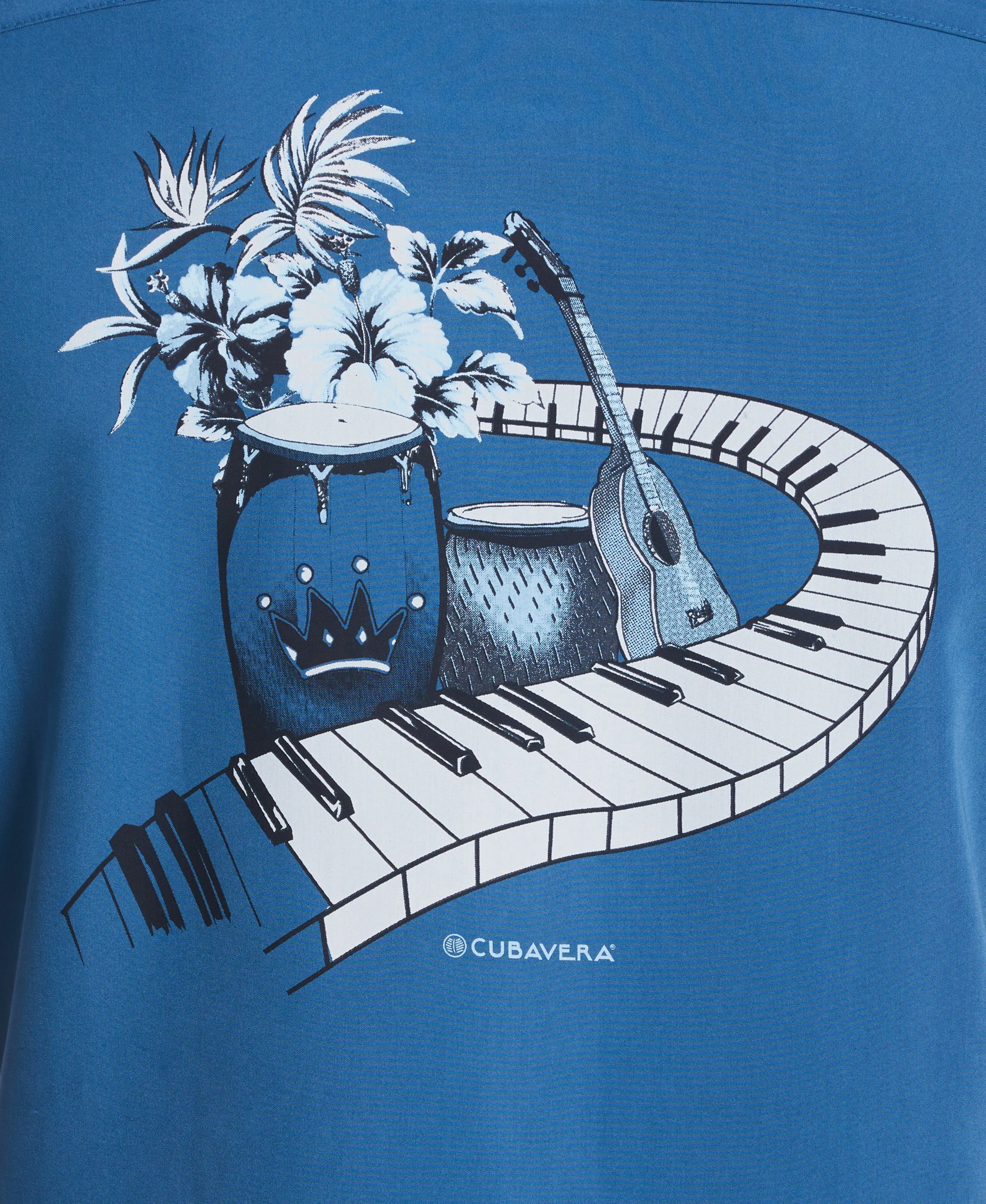Print Retro Panel Shirt