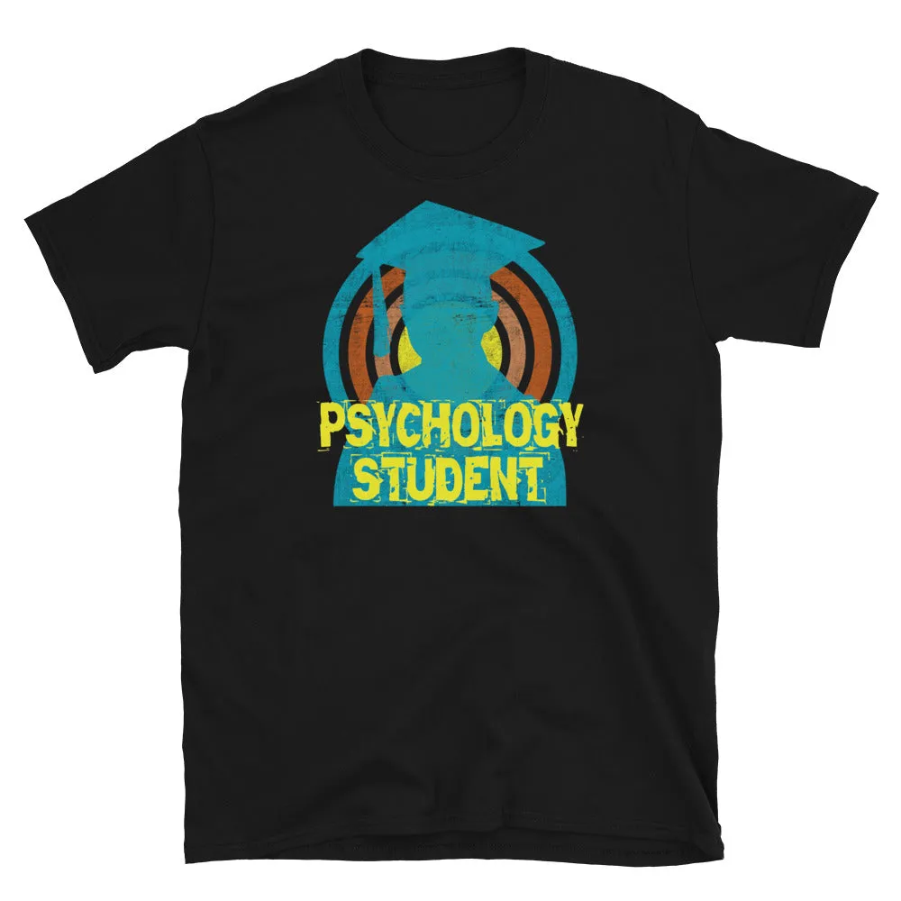 Psychology Student Retro Style Novelty T-Shirt
