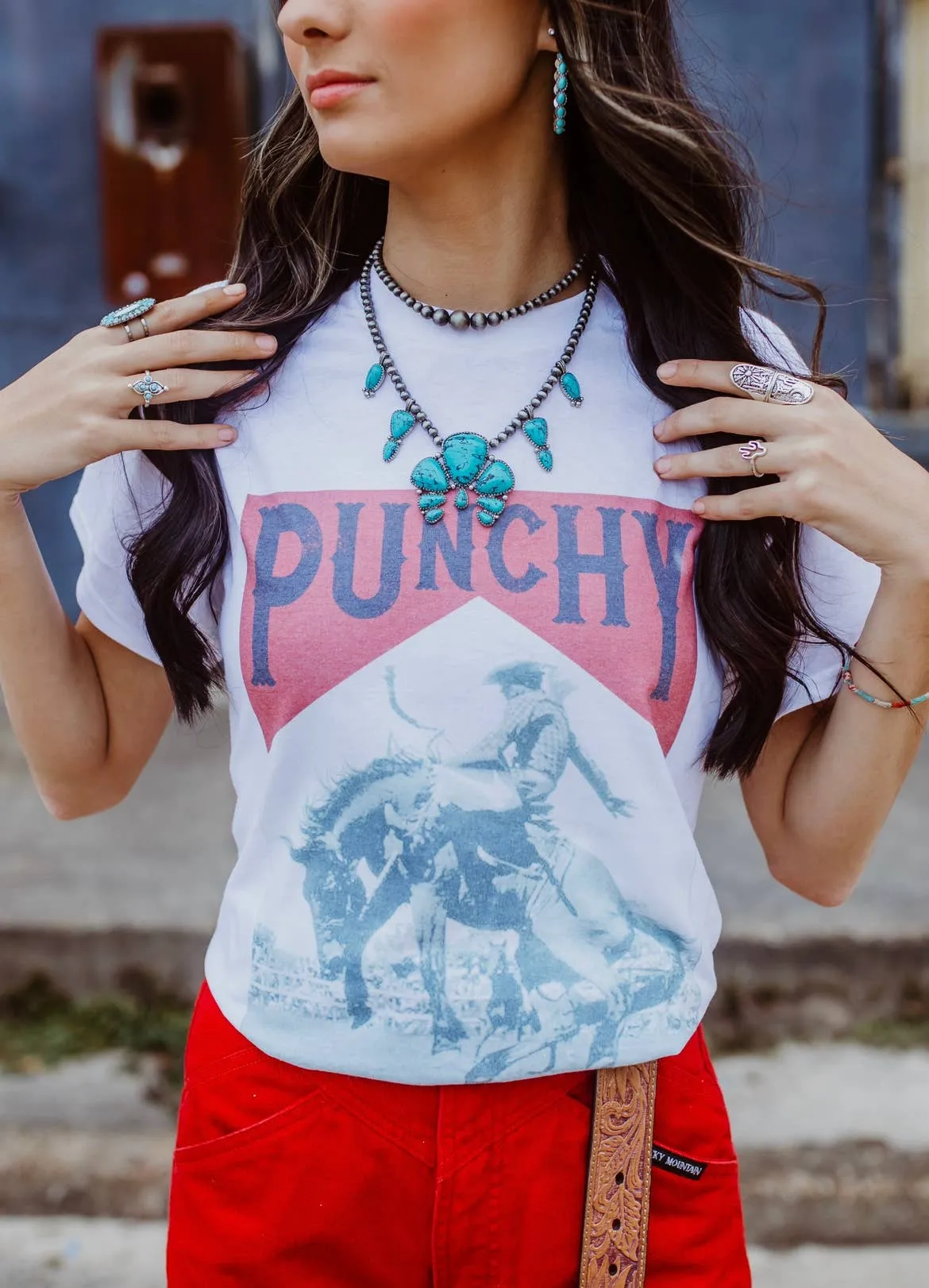 Punchy Cowboy Graphic Tee