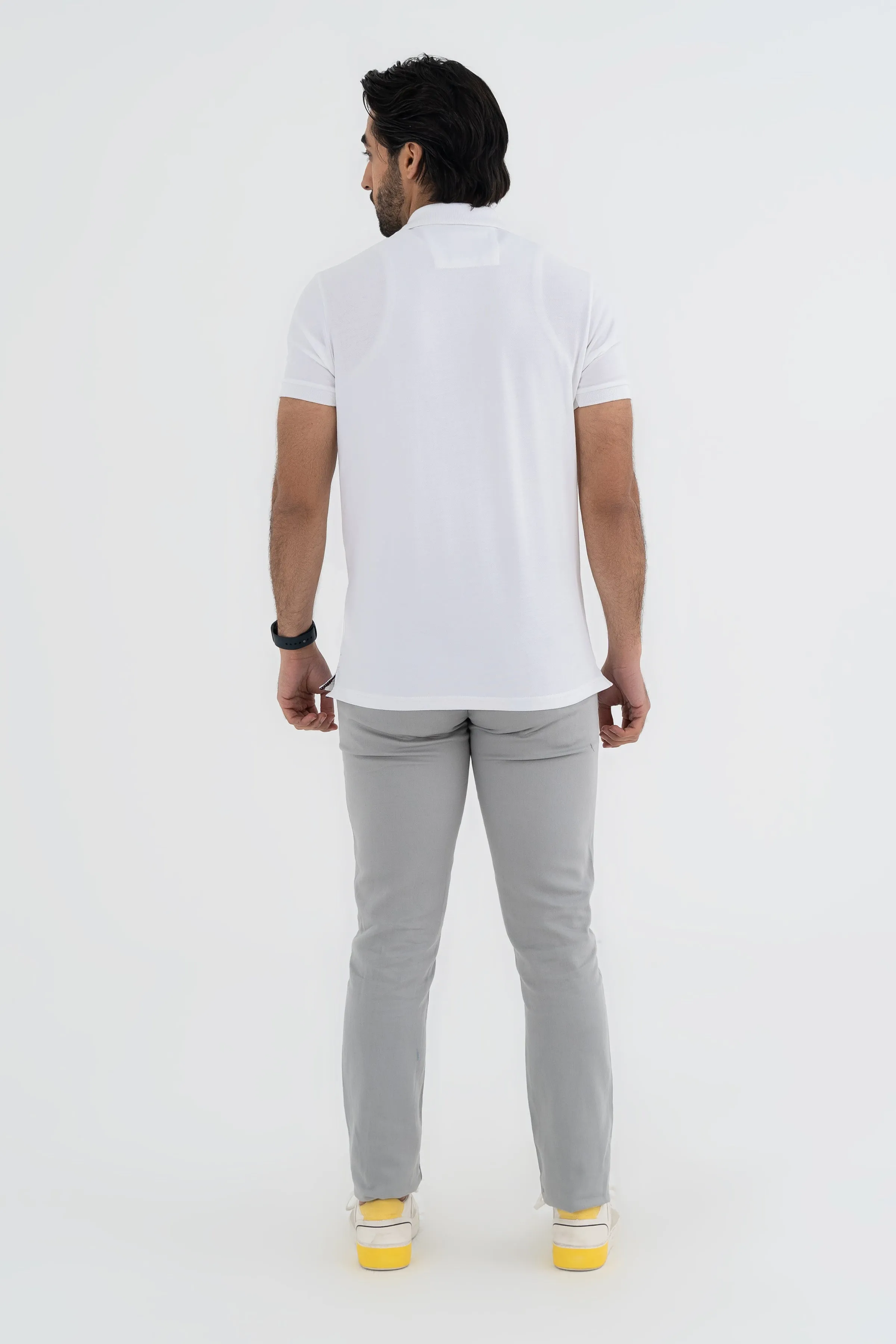 Pure White Polo Shirt