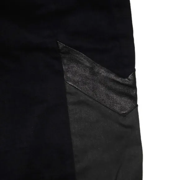 Rag &amp; Bone Nina Skinny Jeans Leather Jegging Blue