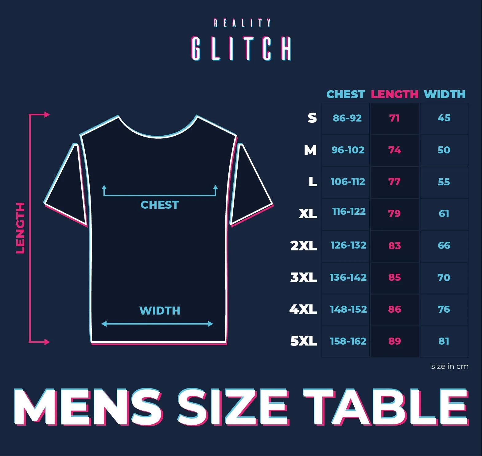 Reality Glitch Black T-Shirt Mens T-Shirt