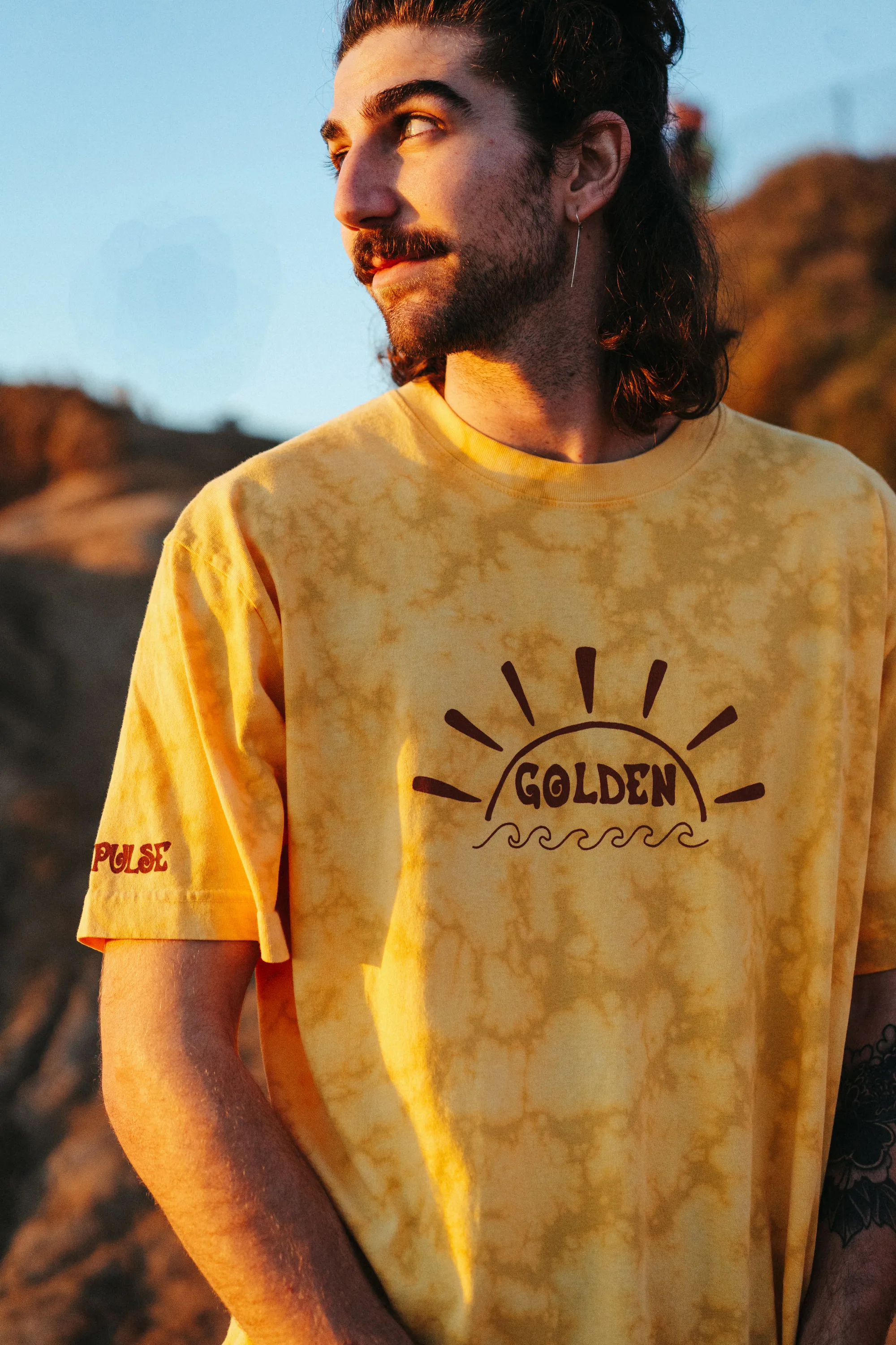 Recycled Golden T-shirt