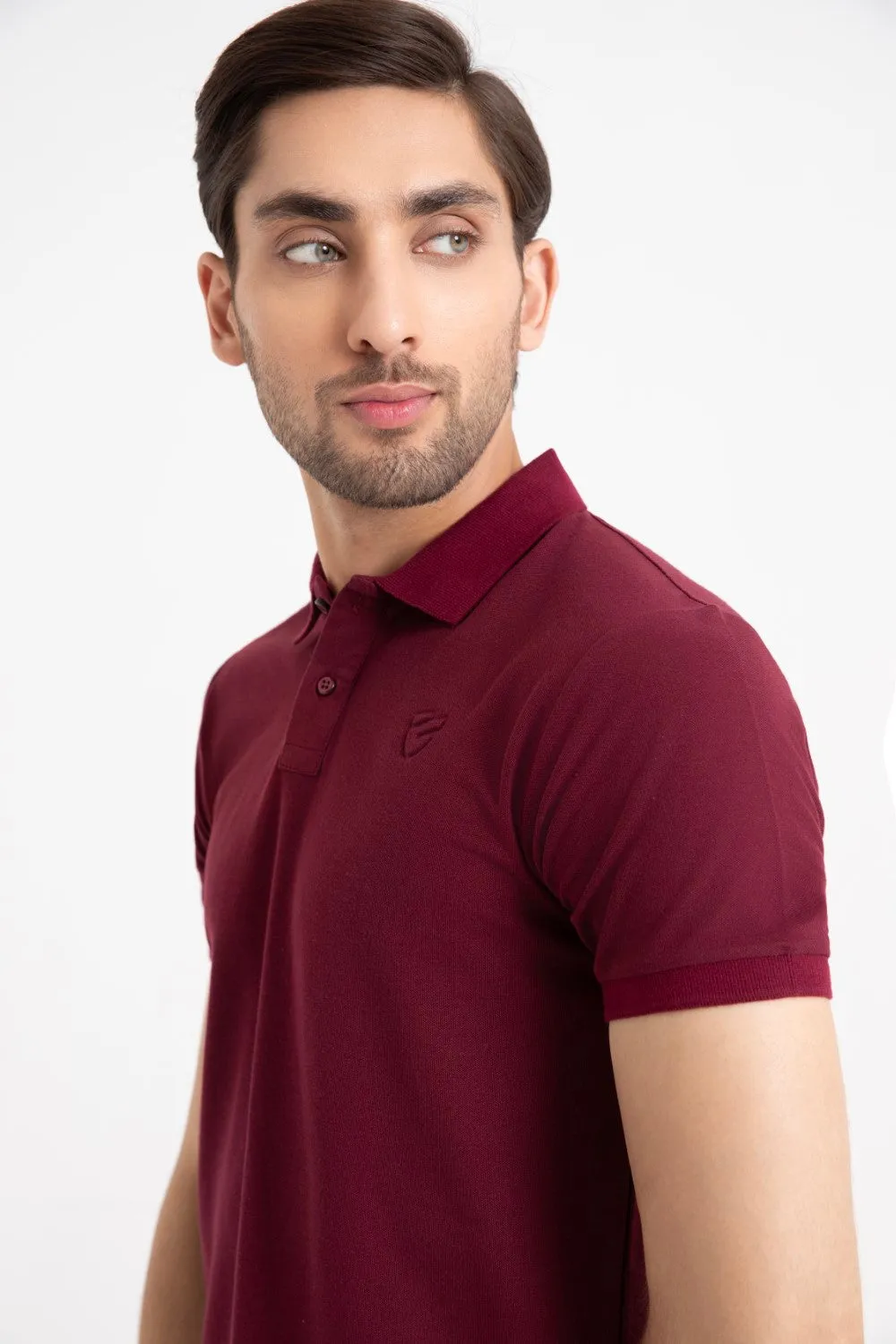 Red Collar T-Shirt