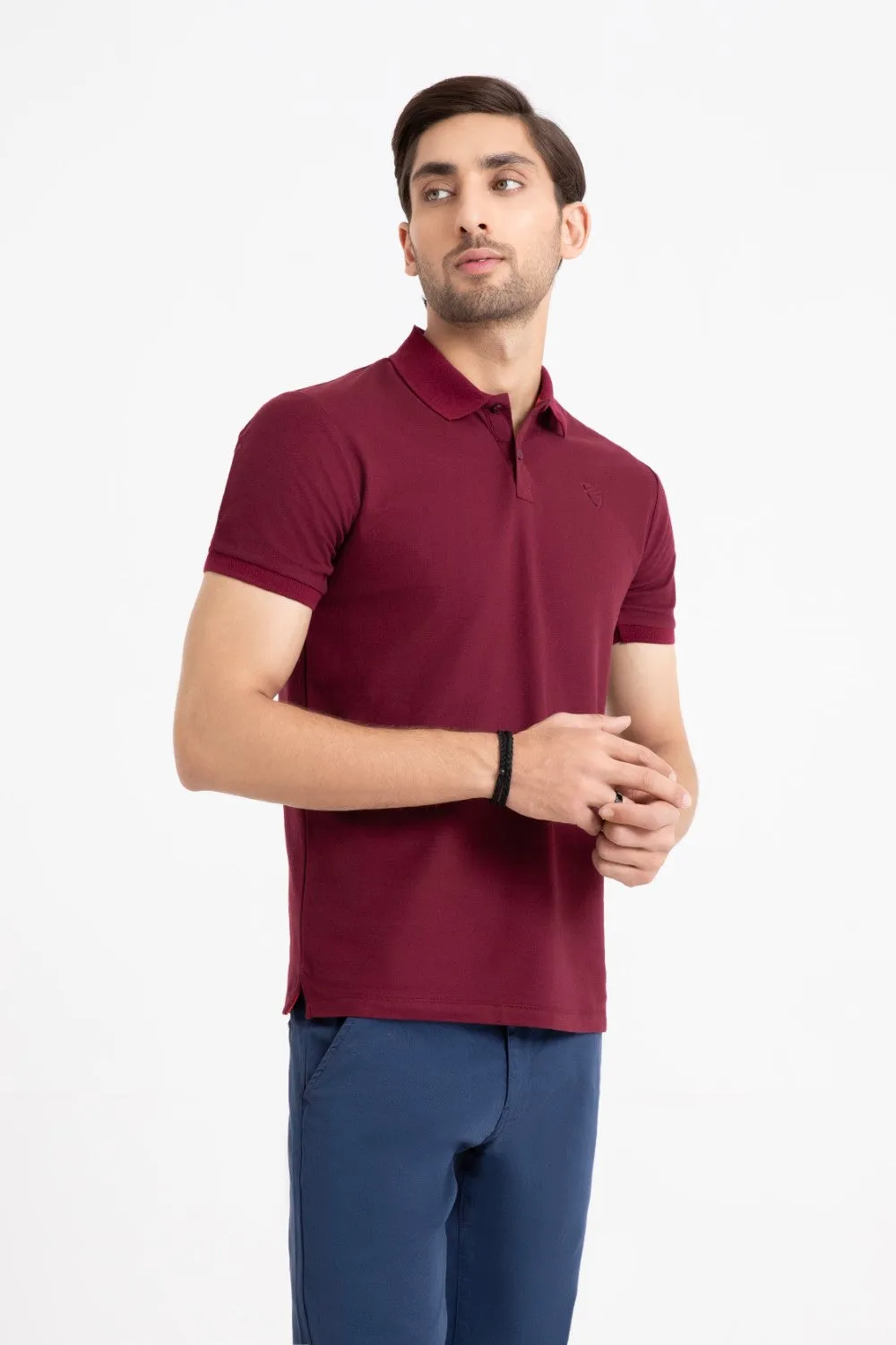 Red Collar T-Shirt