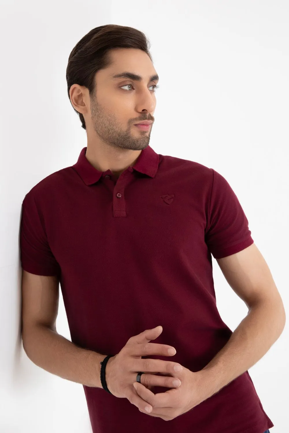 Red Collar T-Shirt