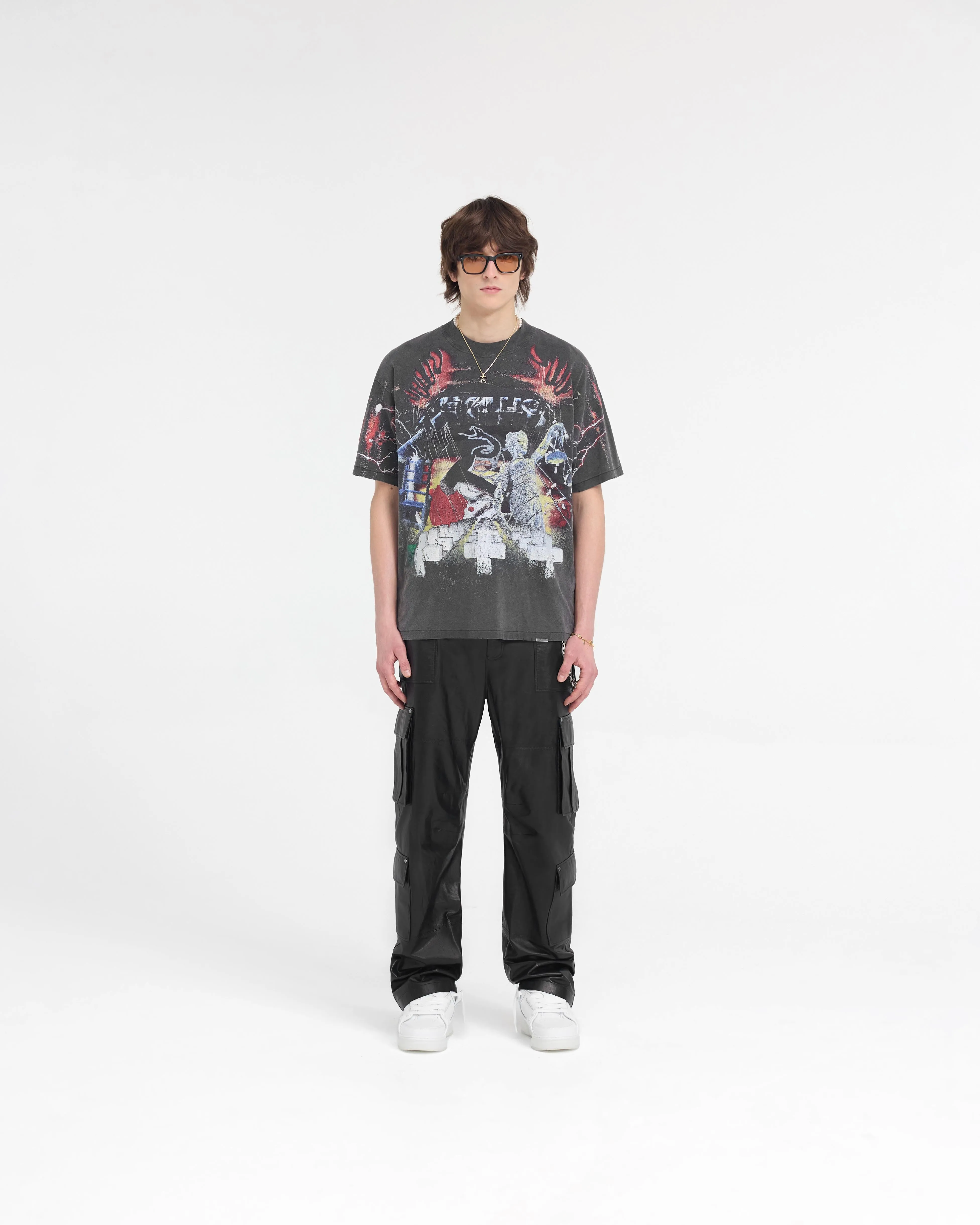 Represent X Metallica Master Of Puppets T-Shirt - Vintage Grey