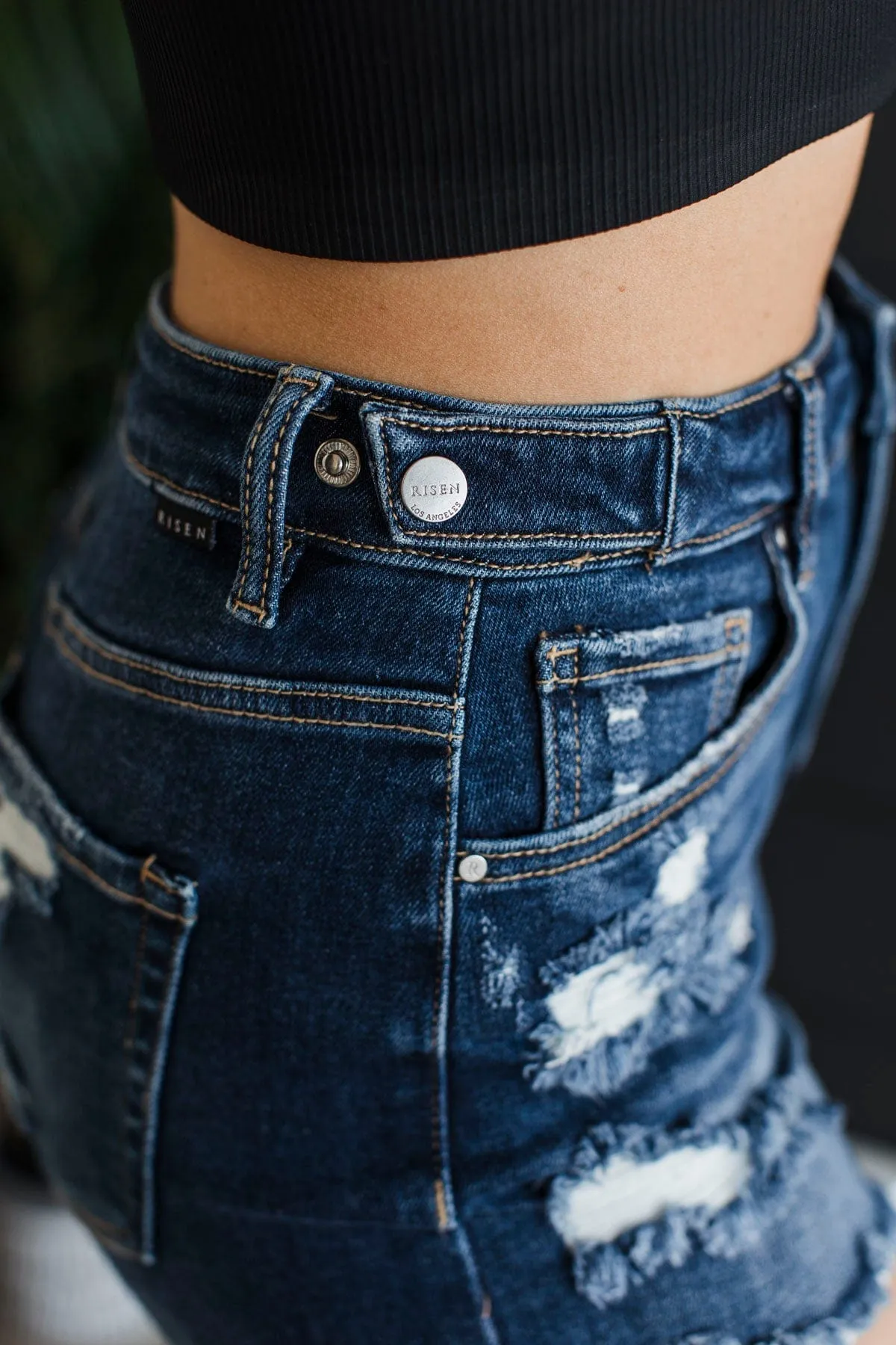 Risen Denim Shorts- Holland Wash
