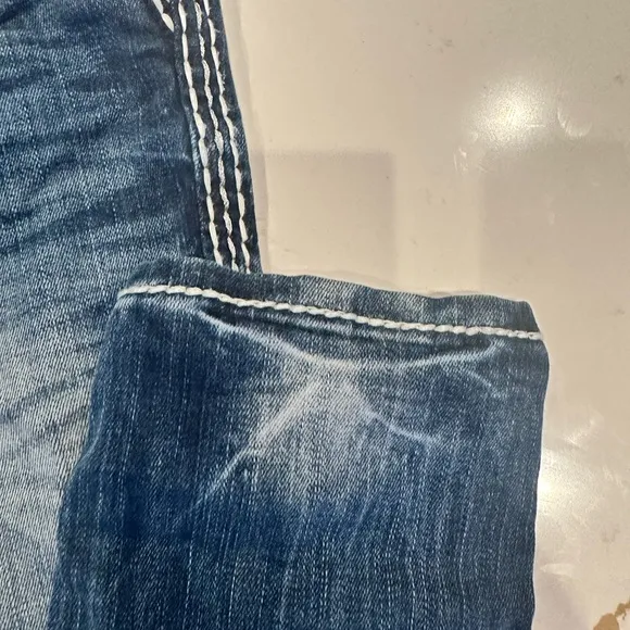 Rock Revival Daray Skinny Jeans Bling Pockets Size 27