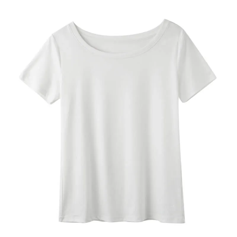 Round Neck Cotton T-Shirt