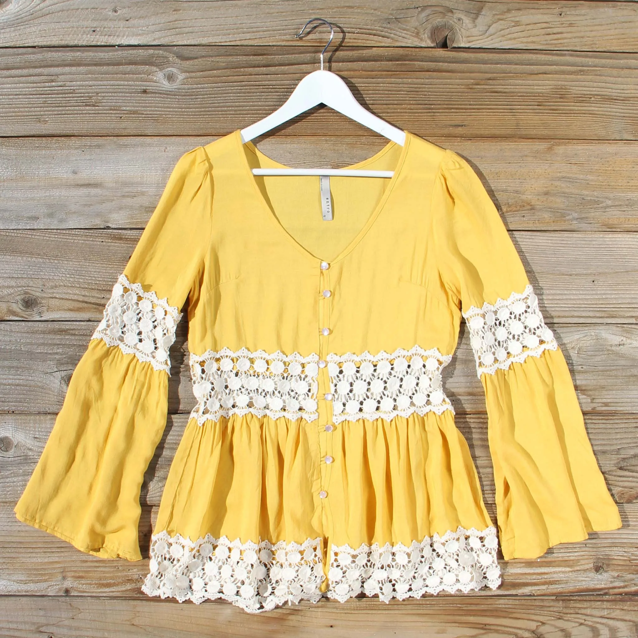 Saffron Boho Blouse