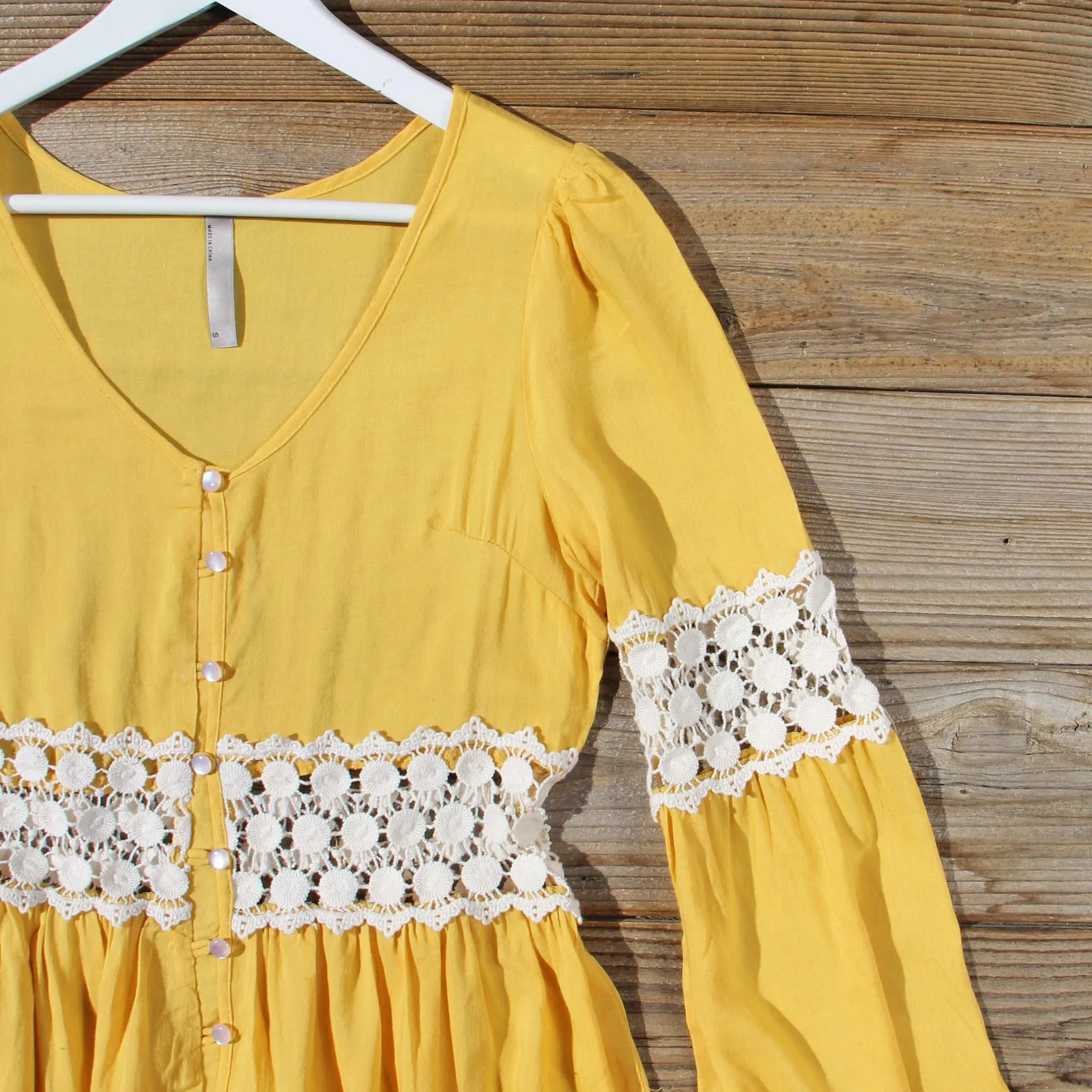 Saffron Boho Blouse