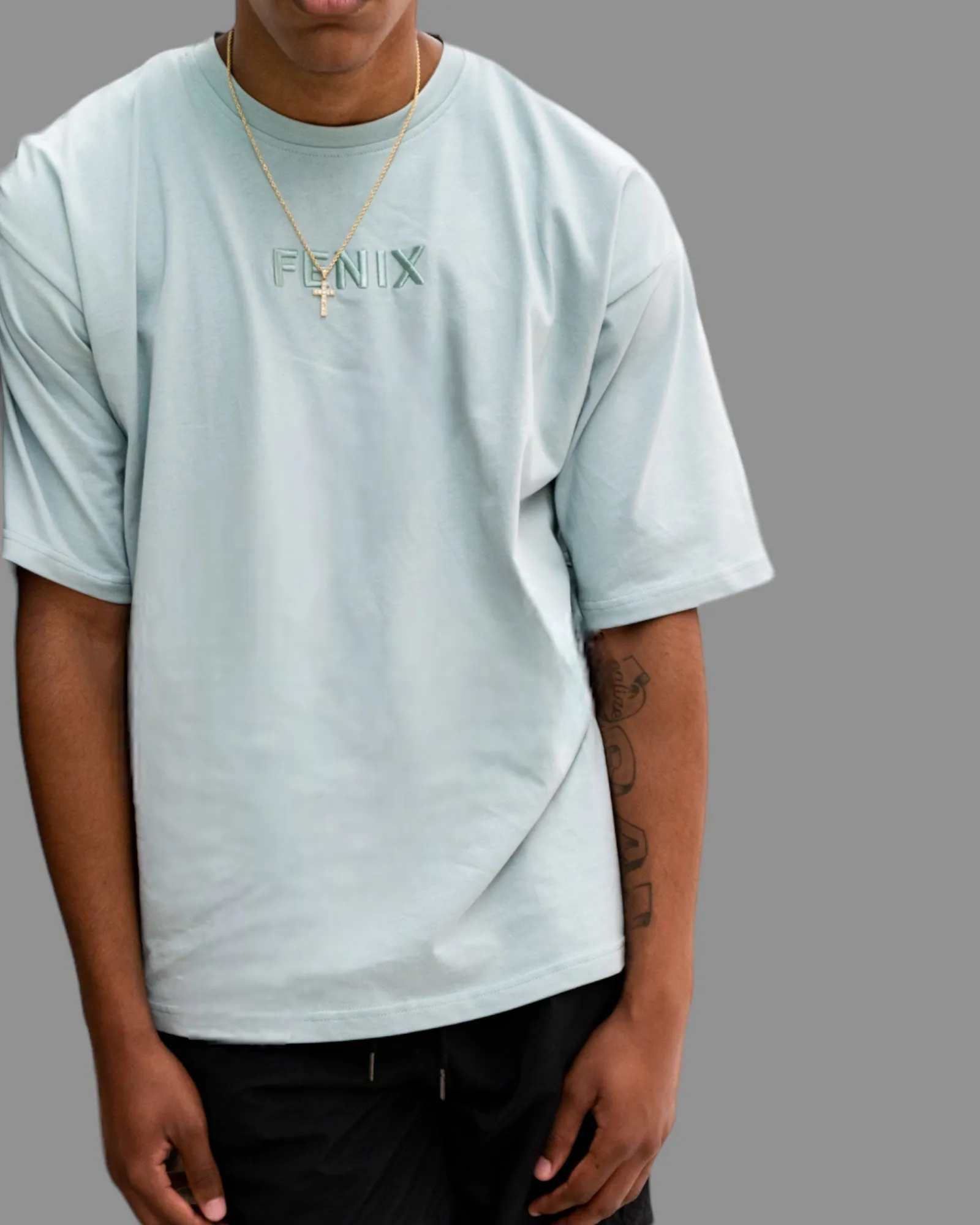 SAGE GREEN OVERSIZED T-SHIRT