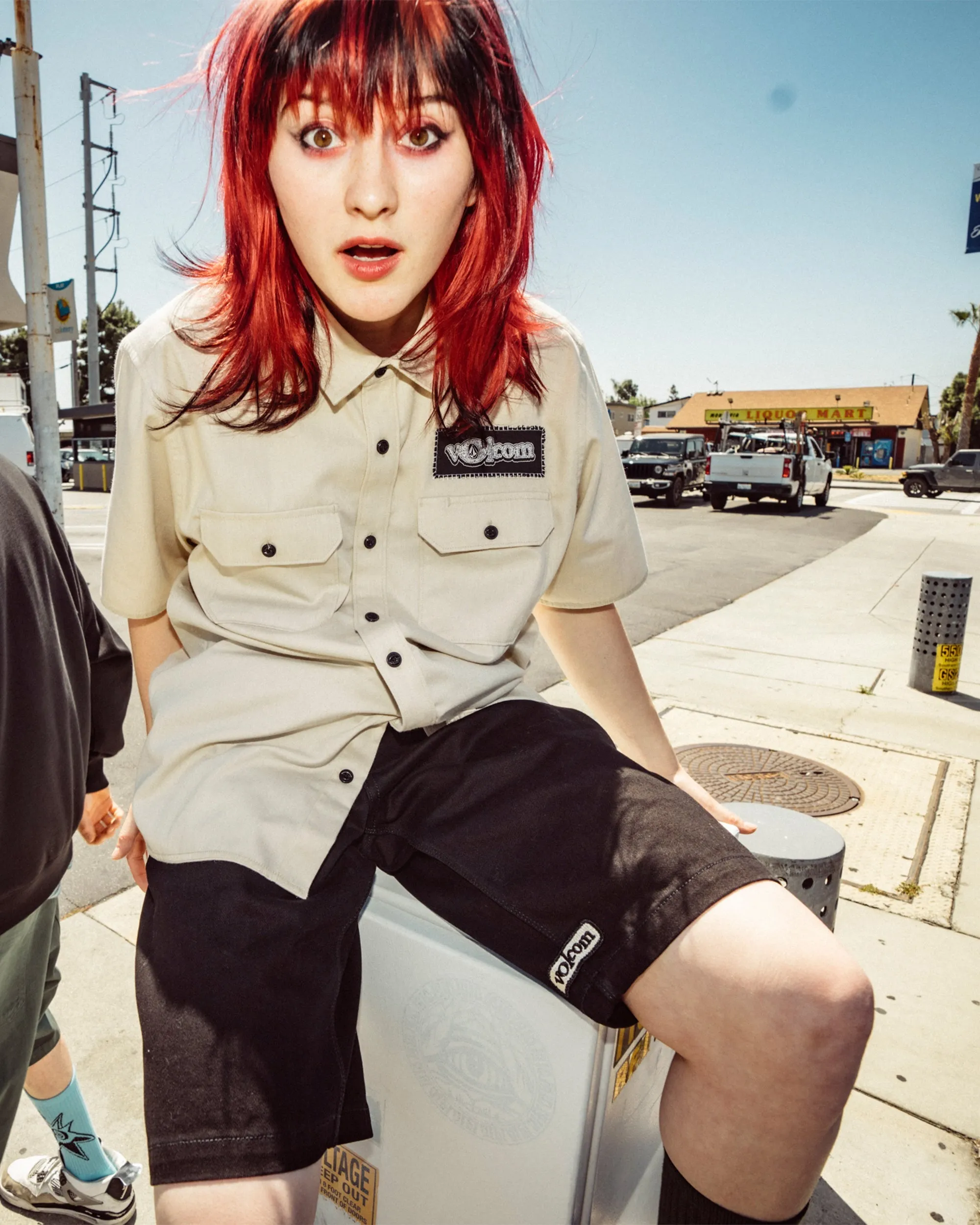 Sawhorse Denim Shorts - BLACK