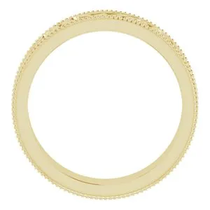 Scroll Band with Milgrain 51817 - 5 mm