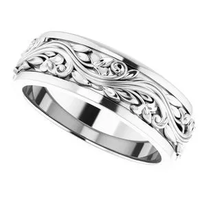 Sculptural Band 51777 - 5 mm - 7 mm