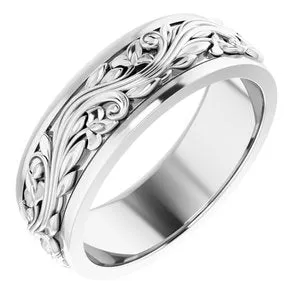 Sculptural Band 51777 - 5 mm - 7 mm