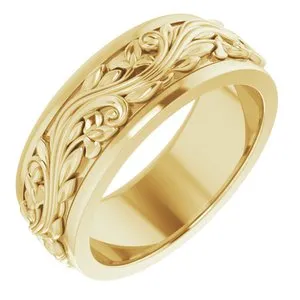 Sculptural Band 51777 - 5 mm - 7 mm