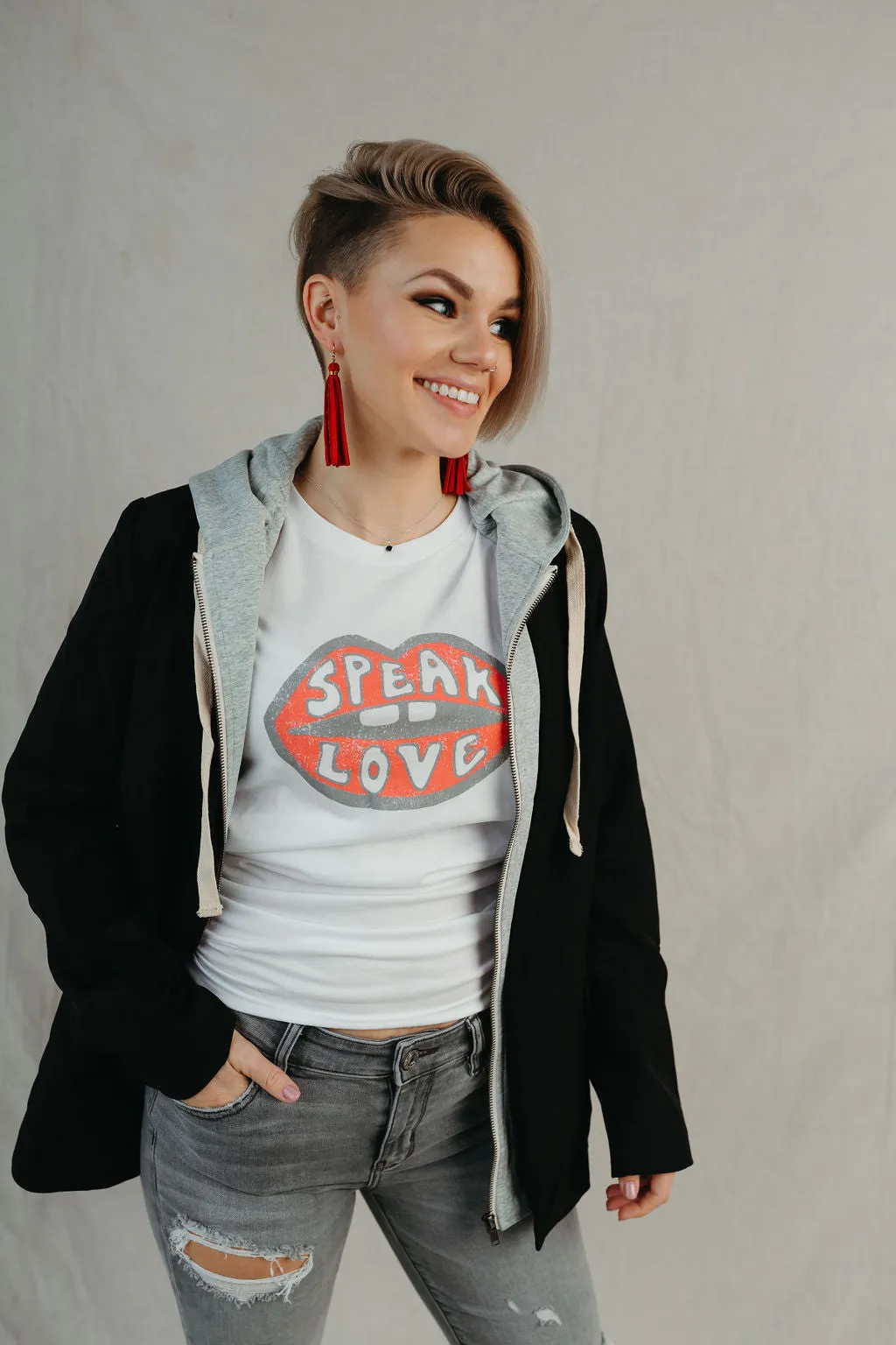 SPEAK LOVE Graphic Tee