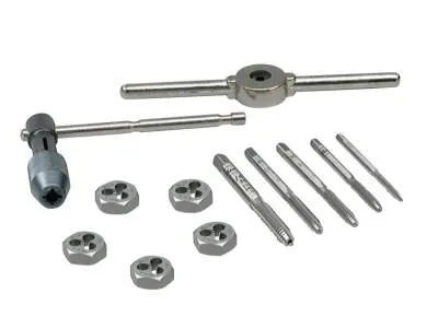 Stanley® Products 12-pc Machine Screw / Fractional Tap & Hex Die Set, 24605