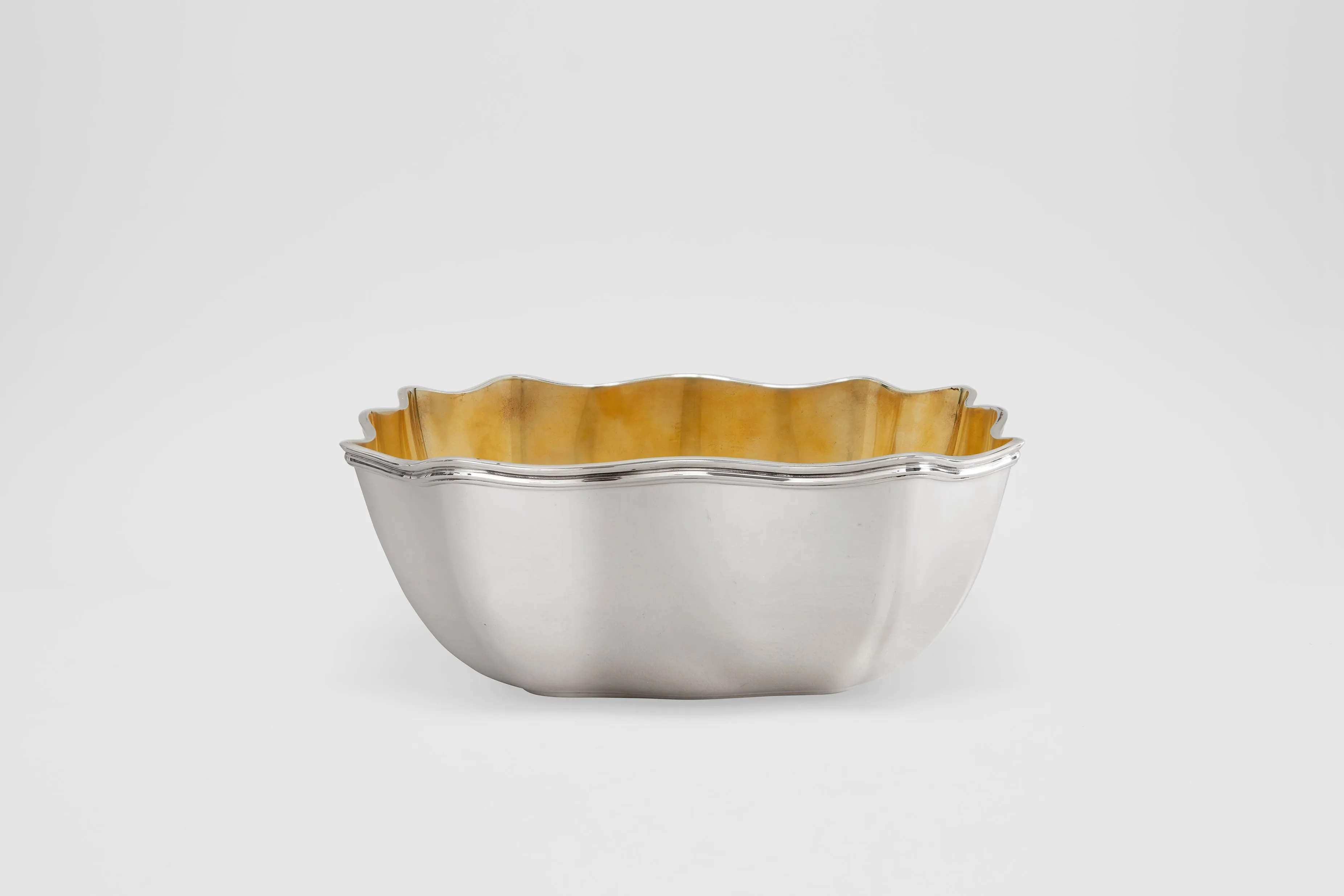 Sterling Silver Scalloped Edge Fruit Bowl by Tiffany & Co.