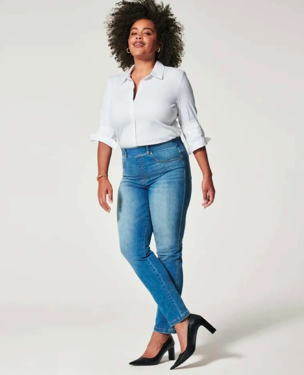 Straight Ankle Vintage Blue Jean