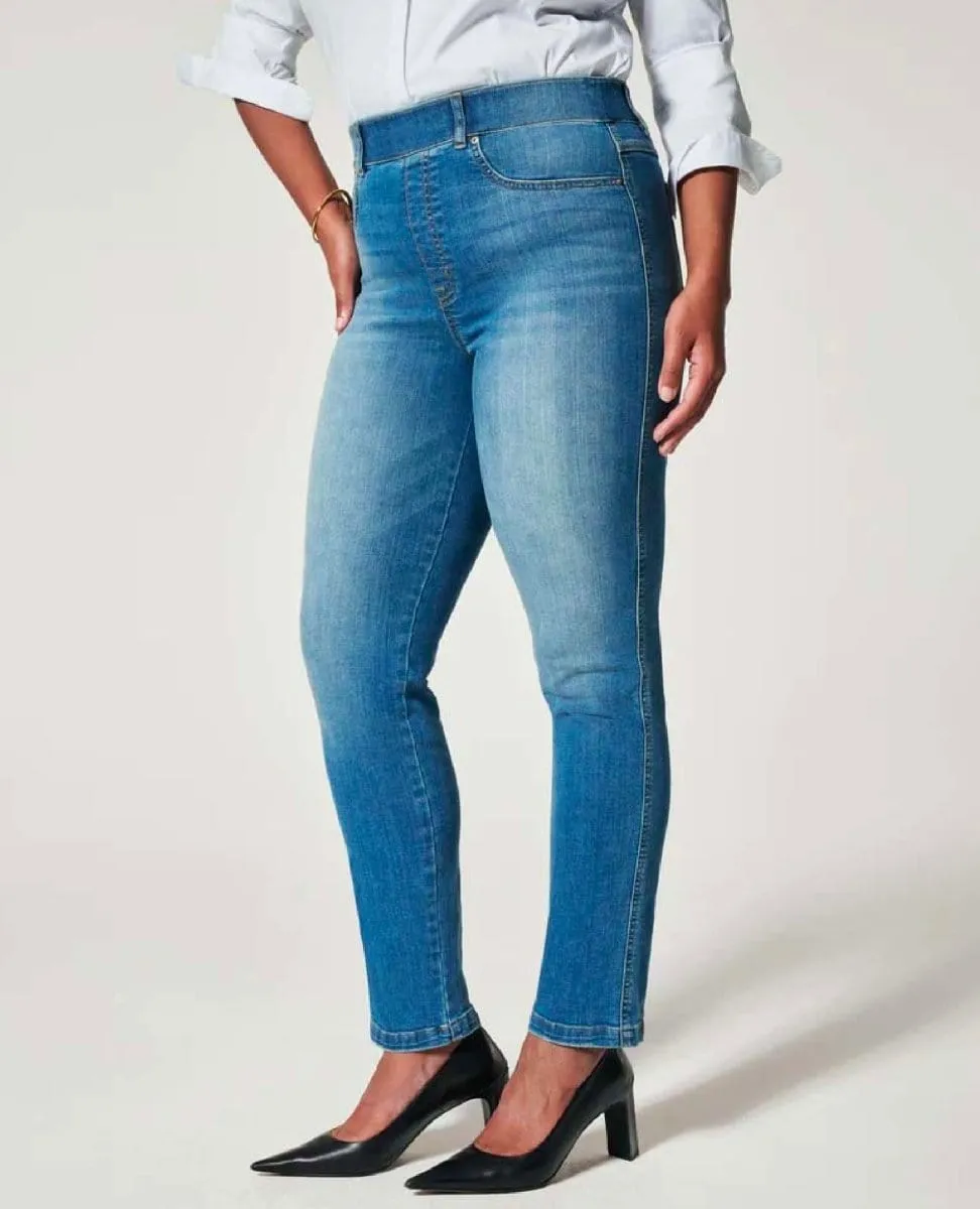 Straight Ankle Vintage Blue Jean