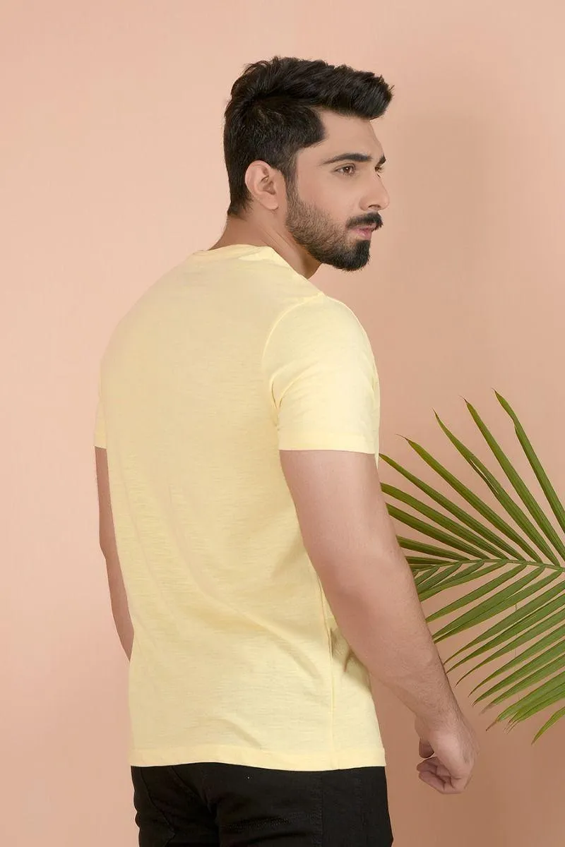 SUMMER YELLOW T-SHIRT
