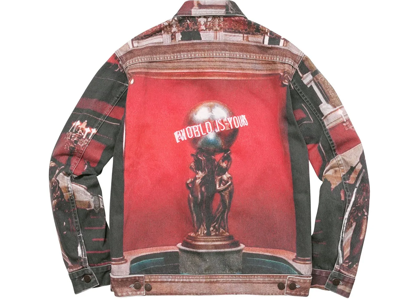 Supreme Scarface The World Is Yours Denim Jacket
