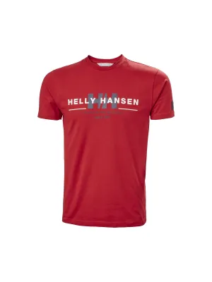 T-Shirt Helly Hansen Rwb Graphic T-Shirt czerwony
