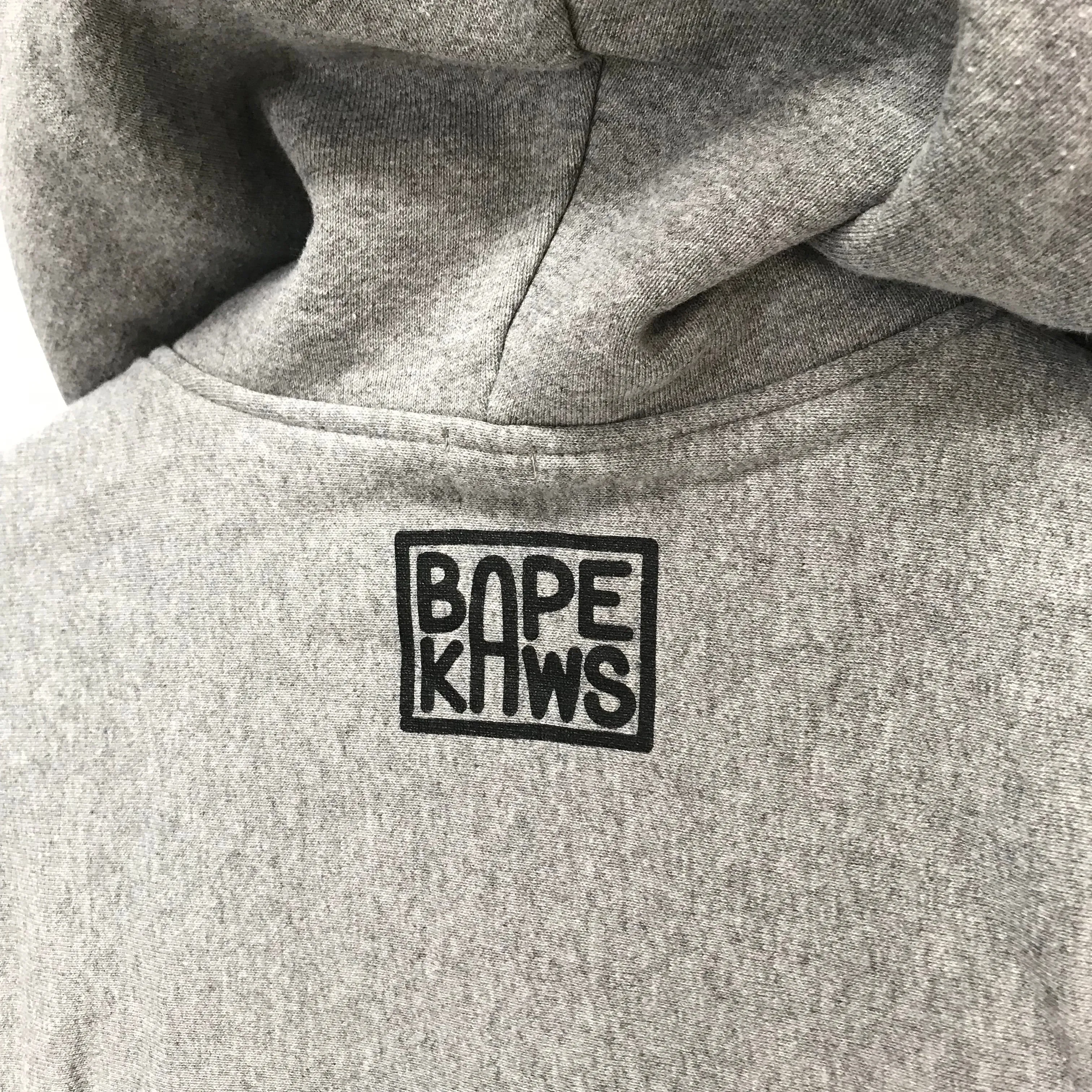 [TALL] Women's! A Bathing Ape Bape Baby Milo x Kaws Full Zip Hoodie