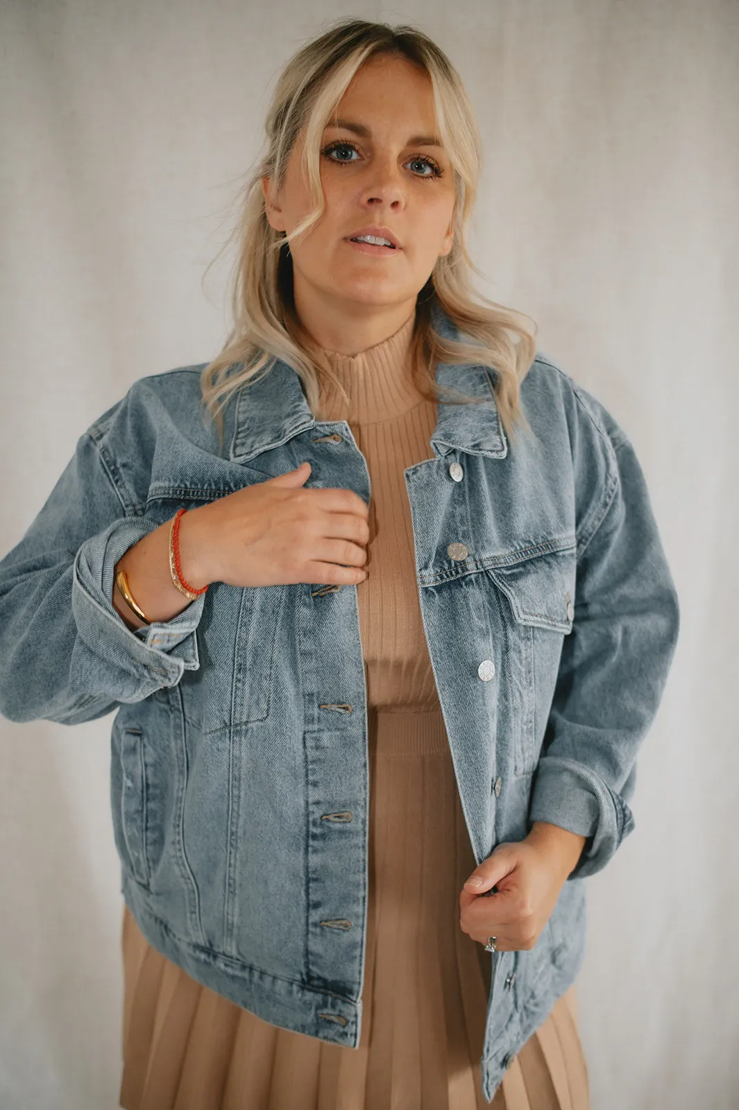 The Beau Boyfriend Jacket by Daze Denim - Later