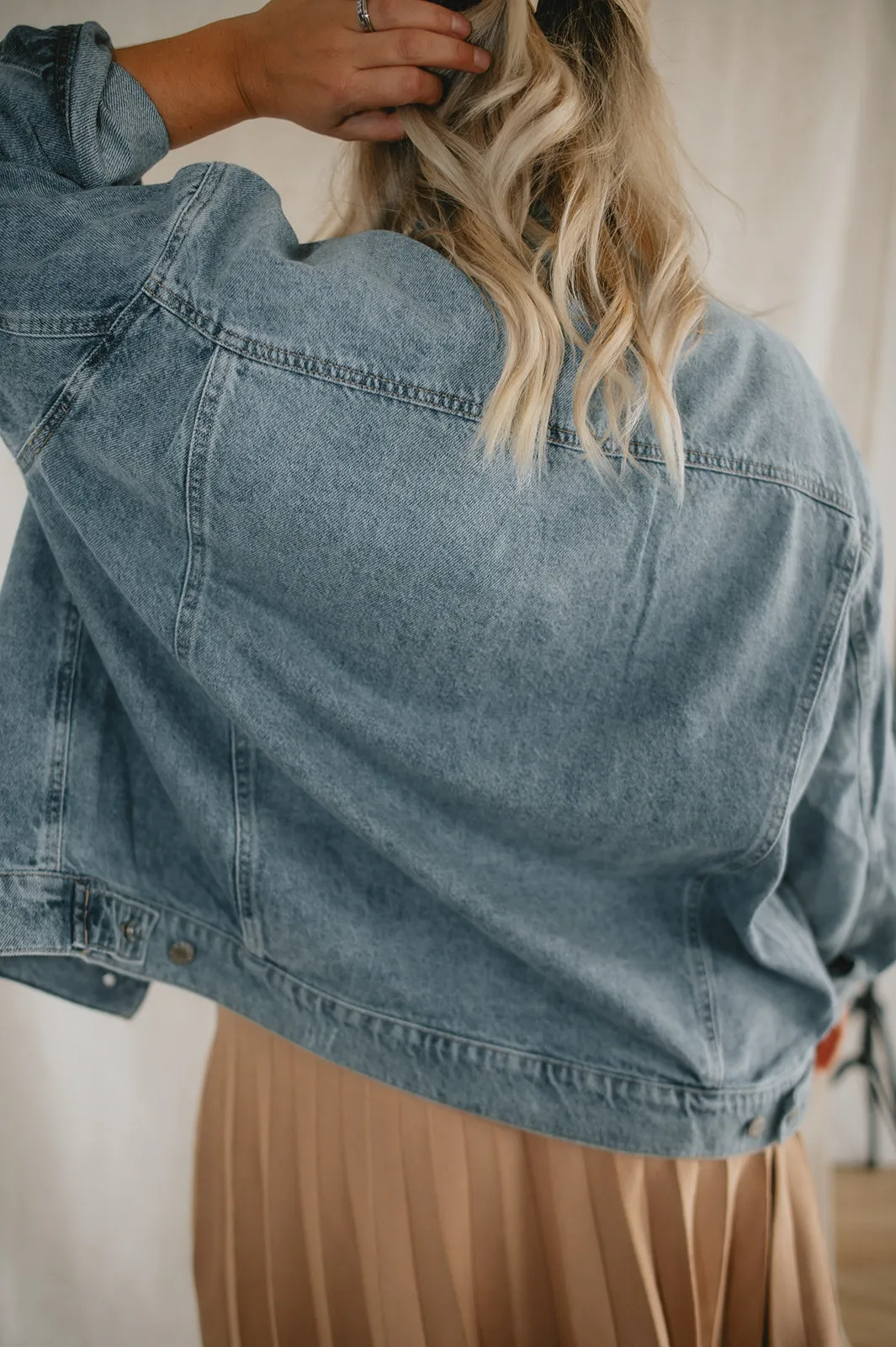 The Beau Boyfriend Jacket by Daze Denim - Later