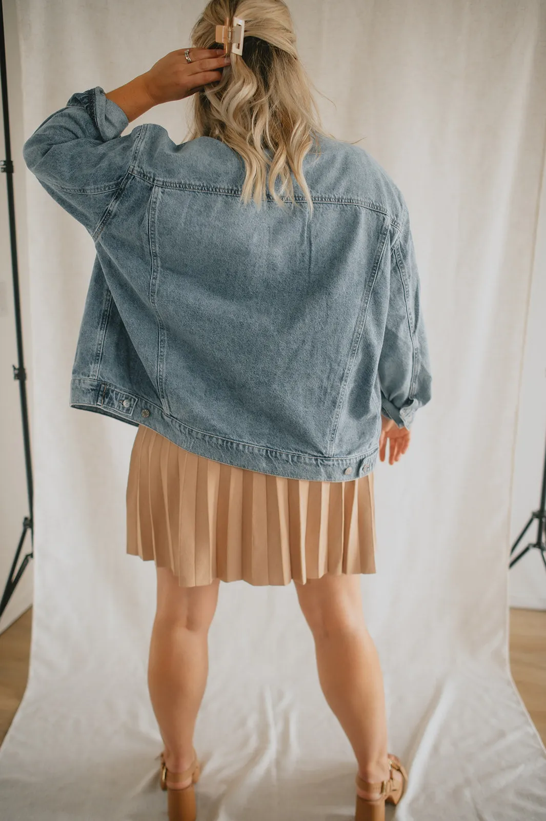 The Beau Boyfriend Jacket by Daze Denim - Later