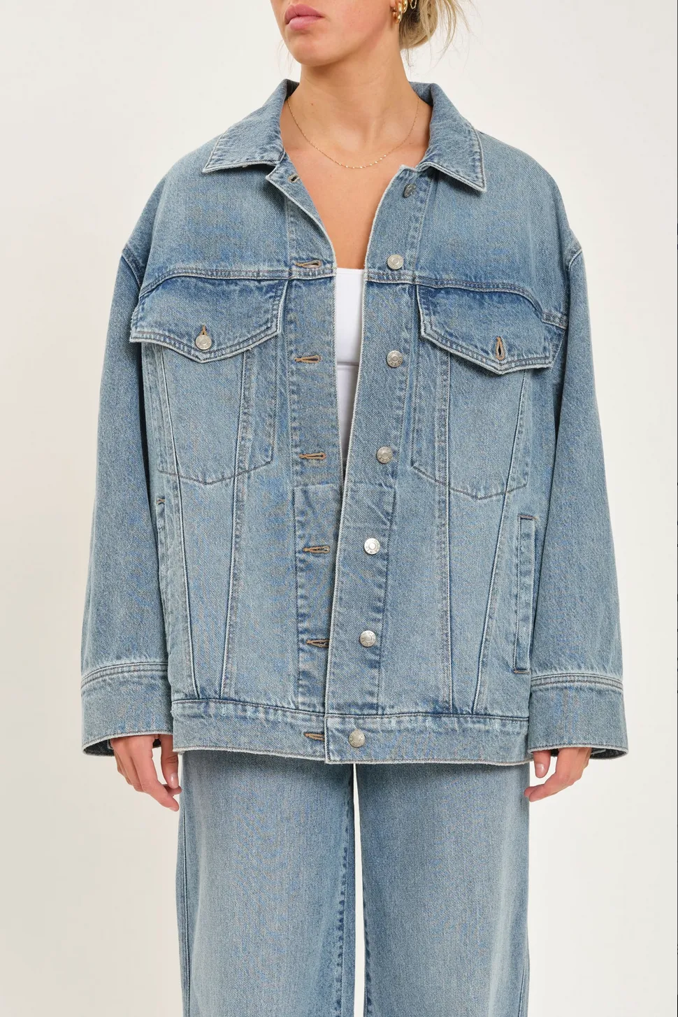 The Beau Boyfriend Jacket by Daze Denim - Later